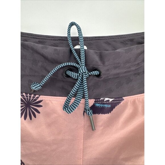 rabbit Shorts Womens MD Surf N Turf 4” Running Board Coral Cloud - Picture 8 of 14